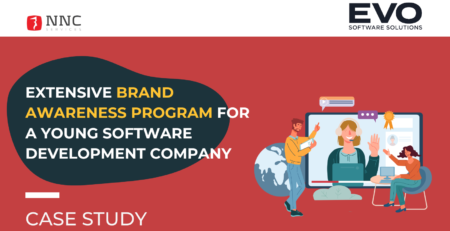 EXTENSIVE BRAND AWARENESS PROGRAM FOR A YOUNG SOFTWARE DEVELOPMENT COMPANY